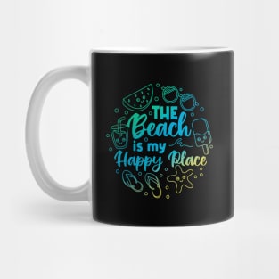 The Beach is My Happy Place Mug